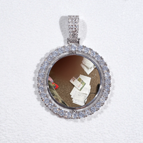 3D Spinning 2-Faced Custom Picture Pendant
