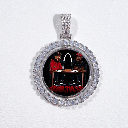 3D Spinning 2-Faced Custom Picture Pendant