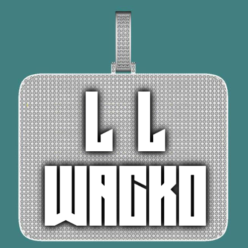 CUSTOM LETTER NECKLACE 3D BIG SQUARE