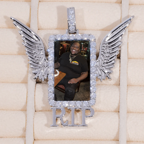 RIP WING 3D CUSTOM PICTURE PENDANT