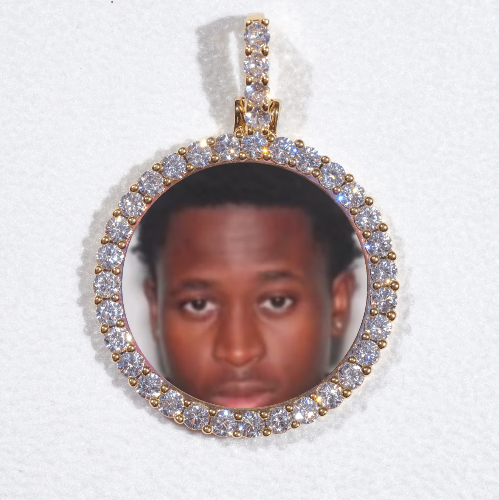 3D CIRCLE CUSTOM PICTURE PENDANT SMALL SIZE
