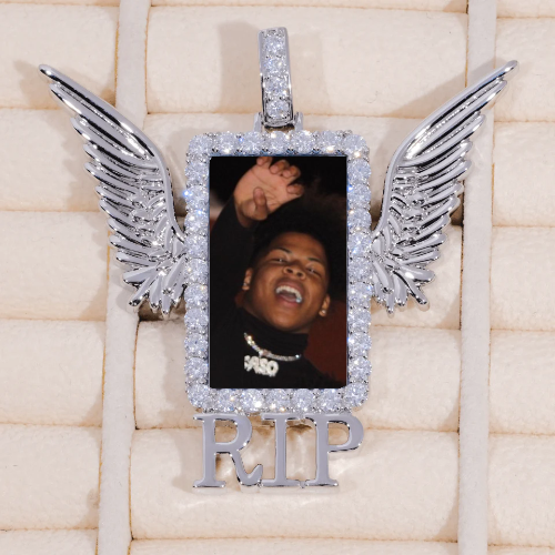 RIP WING 3D CUSTOM PICTURE PENDANT