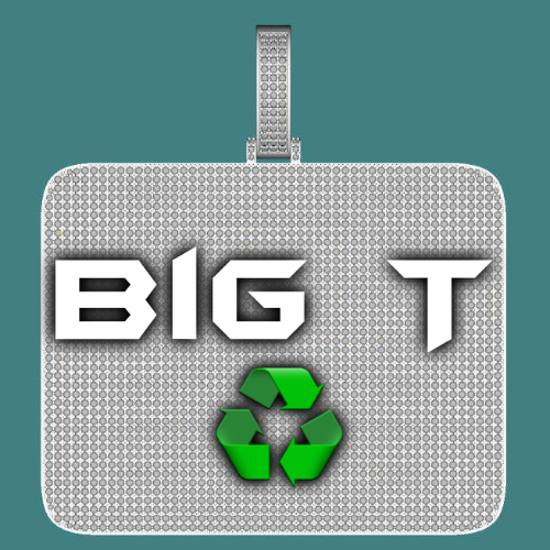 CUSTOM LETTER NECKLACE 3D BIG SQUARE