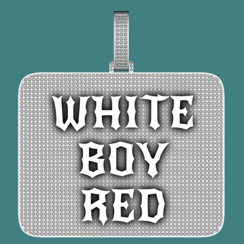 CUSTOM LETTER NECKLACE 3D BIG SQUARE