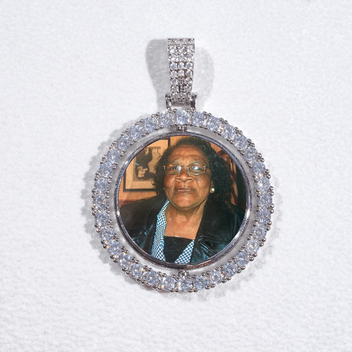 3D Spinning 2-Faced Custom Picture Pendant
