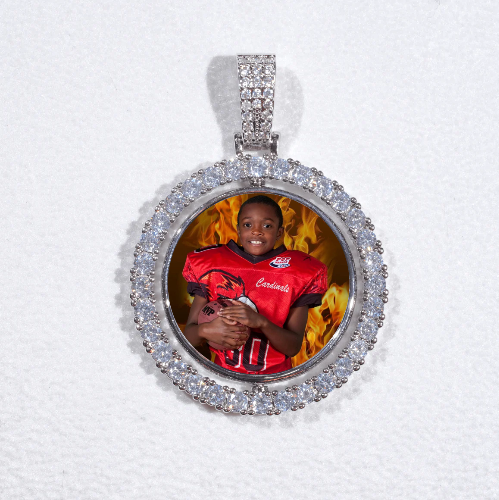 3D Spinning 2-Faced Custom Picture Pendant