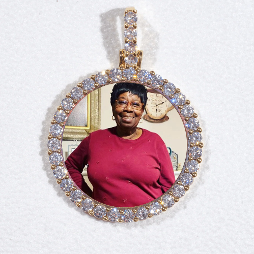 3D CIRCLE CUSTOM PICTURE PENDANT SMALL SIZE