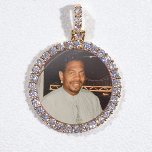 3D CIRCLE CUSTOM PICTURE PENDANT SMALL SIZE