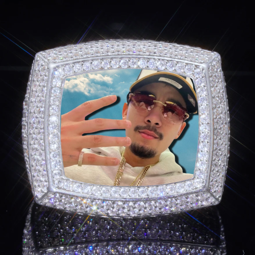 3D CUSTOM PICTURE ICED RING