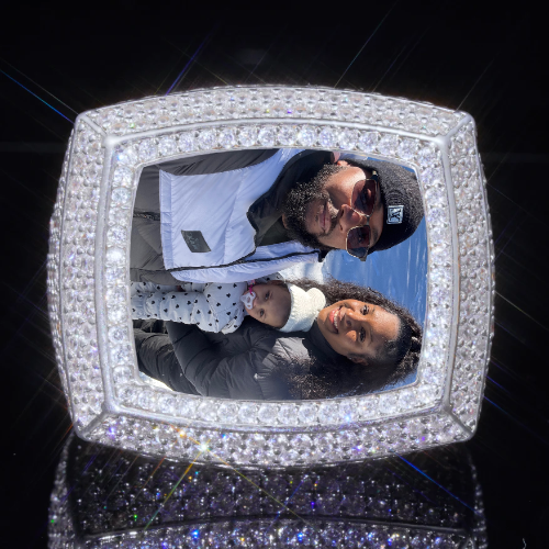 3D CUSTOM PICTURE ICED RING