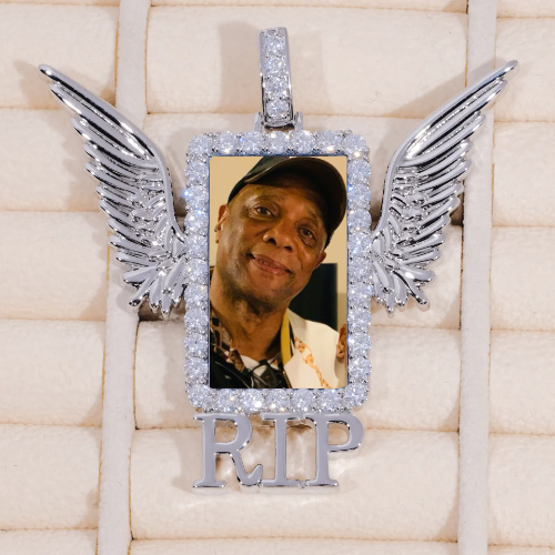RIP WING 3D CUSTOM PICTURE PENDANT
