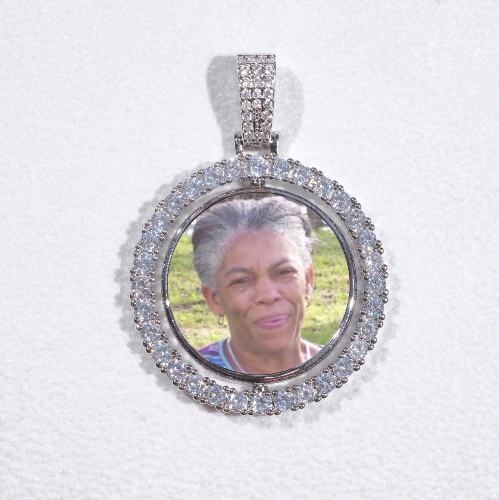 3D Spinning 2-Faced Custom Picture Pendant