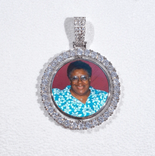 3D Spinning 2-Faced Custom Picture Pendant