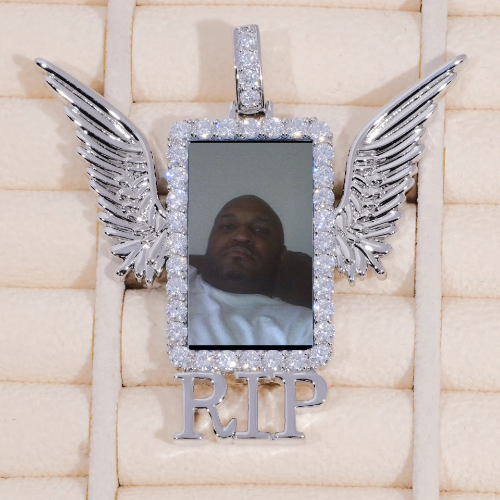 RIP WING 3D CUSTOM PICTURE PENDANT