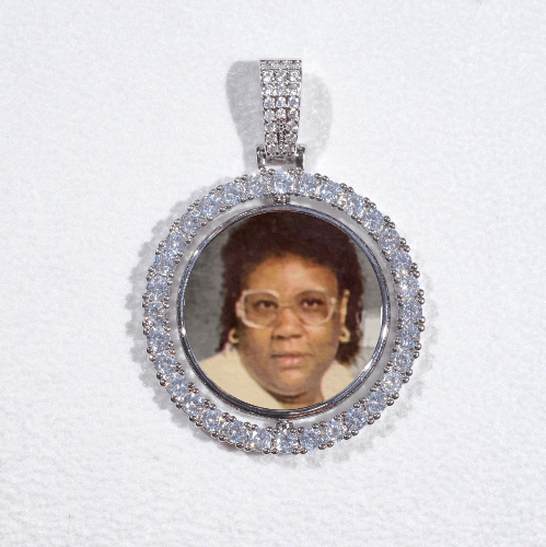 3D Spinning 2-Faced Custom Picture Pendant