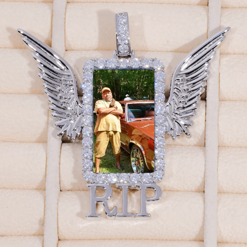 RIP WING 3D CUSTOM PICTURE PENDANT