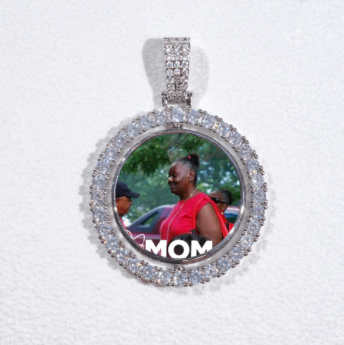 3D Spinning 2-Faced Custom Picture Pendant