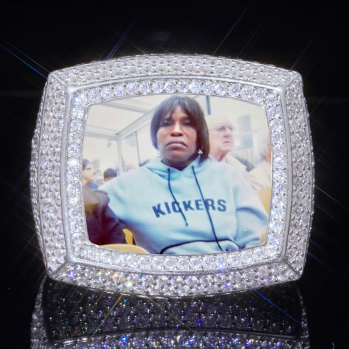 3D CUSTOM PICTURE ICED RING