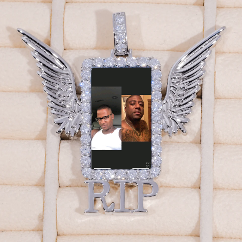 RIP WING 3D CUSTOM PICTURE PENDANT