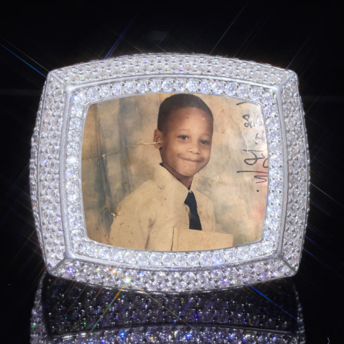 3D CUSTOM PICTURE ICED RING