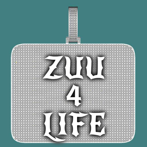 CUSTOM LETTER NECKLACE 3D BIG SQUARE