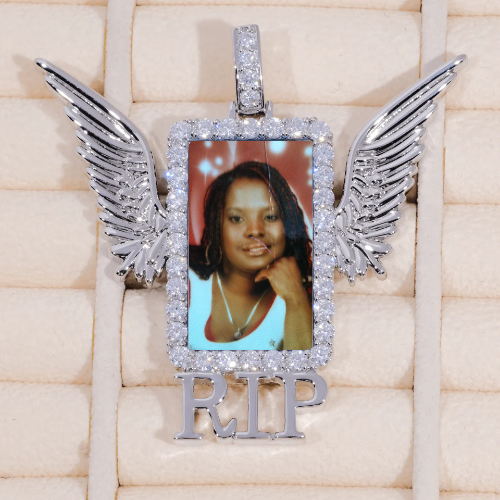 RIP WING 3D CUSTOM PICTURE PENDANT