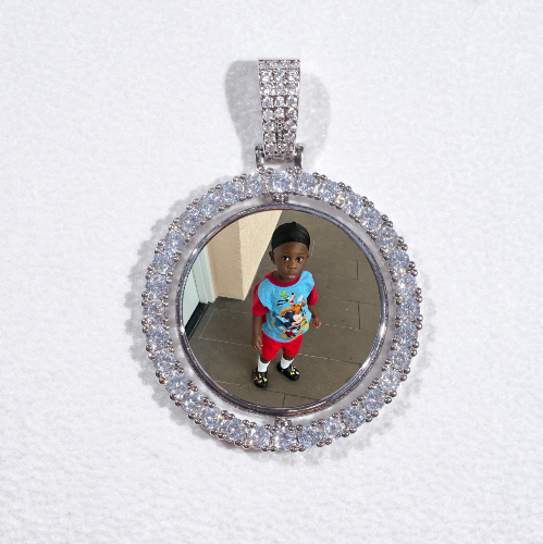 3D Spinning 2-Faced Custom Picture Pendant