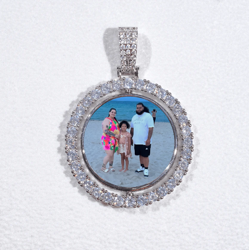 3D Spinning 2-Faced Custom Picture Pendant