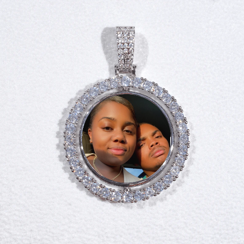 3D Spinning 2-Faced Custom Picture Pendant