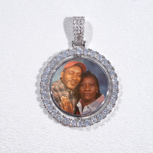 3D Spinning 2-Faced Custom Picture Pendant
