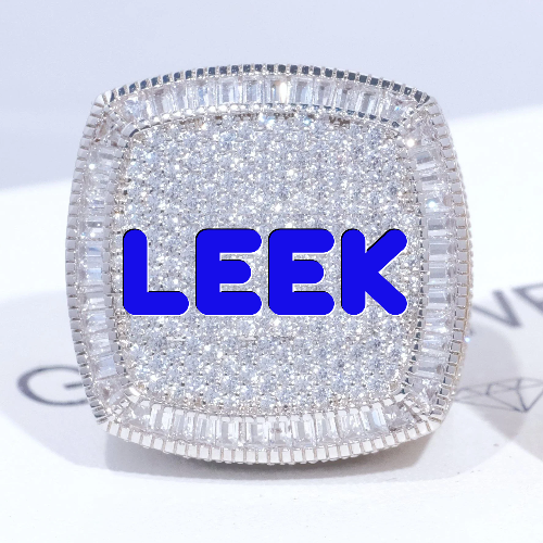 CUSTOM LETTER 3D ICED RING