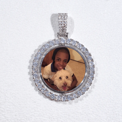 3D Spinning 2-Faced Custom Picture Pendant