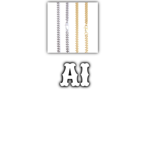 Custom Letters Freibeuter Font Necklace