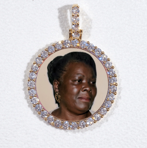 3D CIRCLE CUSTOM PICTURE PENDANT SMALL SIZE