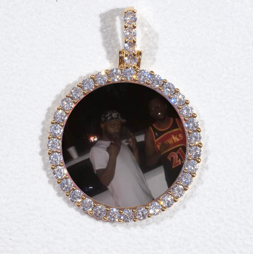 3D CIRCLE CUSTOM PICTURE PENDANT SMALL SIZE
