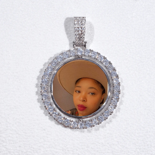 3D Spinning 2-Faced Custom Picture Pendant