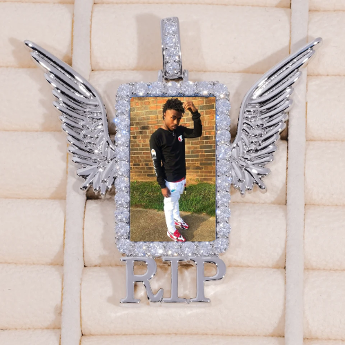 RIP WING 3D CUSTOM PICTURE PENDANT