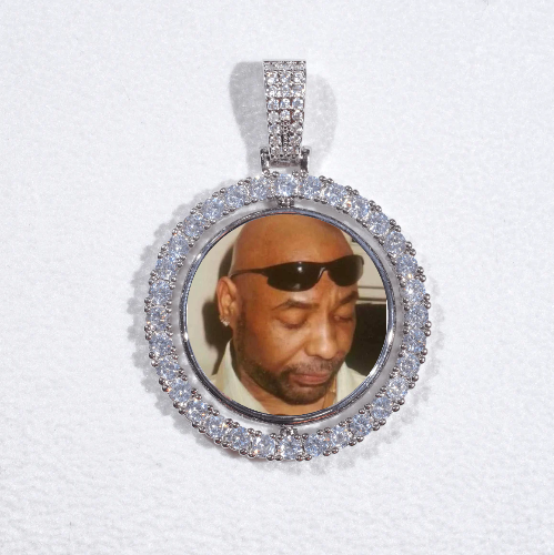 3D Spinning 2-Faced Custom Picture Pendant
