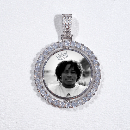 3D Spinning 2-Faced Custom Picture Pendant