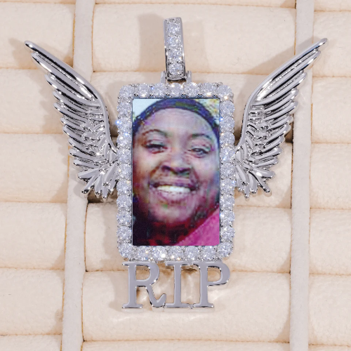 RIP WING 3D CUSTOM PICTURE PENDANT