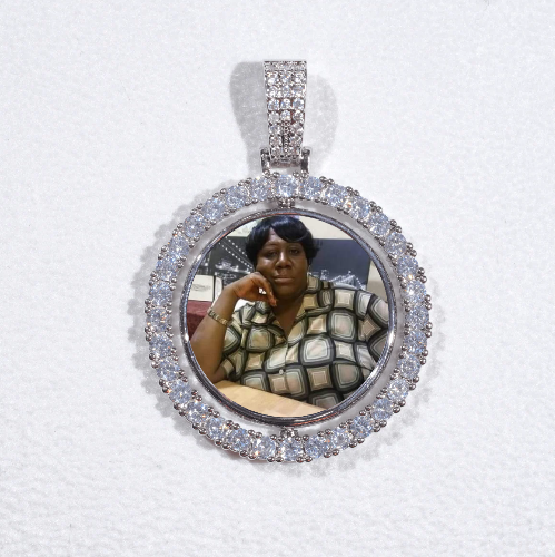 3D Spinning 2-Faced Custom Picture Pendant