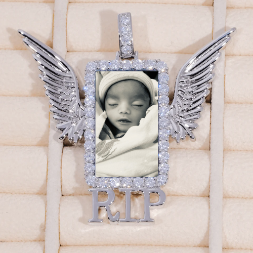 RIP WING 3D CUSTOM PICTURE PENDANT