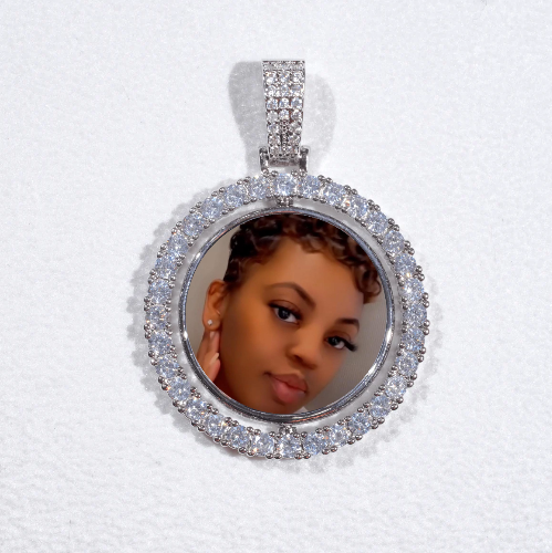 3D Spinning 2-Faced Custom Picture Pendant