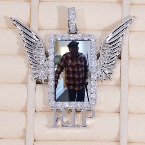 RIP WING 3D CUSTOM PICTURE PENDANT