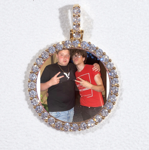3D CIRCLE CUSTOM PICTURE PENDANT SMALL SIZE