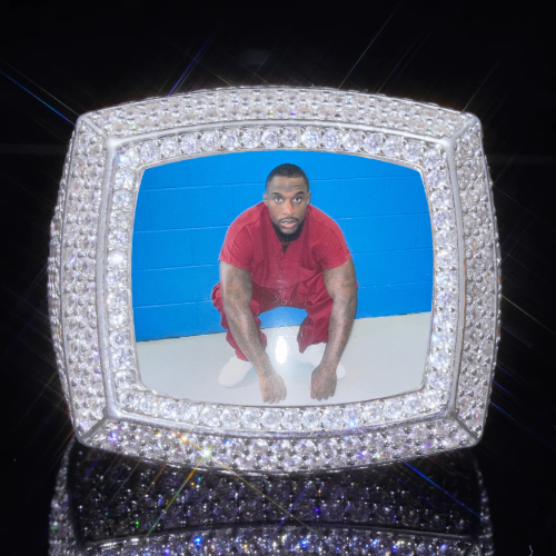 3D CUSTOM PICTURE ICED RING