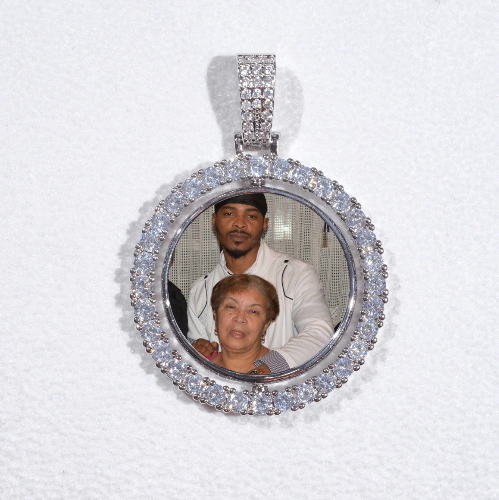 3D Spinning 2-Faced Custom Picture Pendant