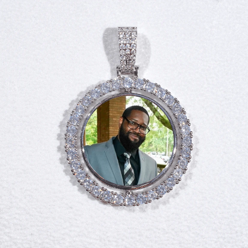 3D Spinning 2-Faced Custom Picture Pendant