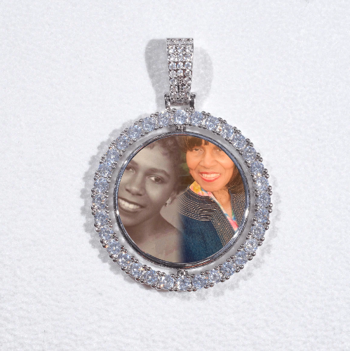 3D Spinning 2-Faced Custom Picture Pendant