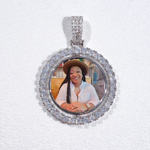 3D Spinning 2-Faced Custom Picture Pendant